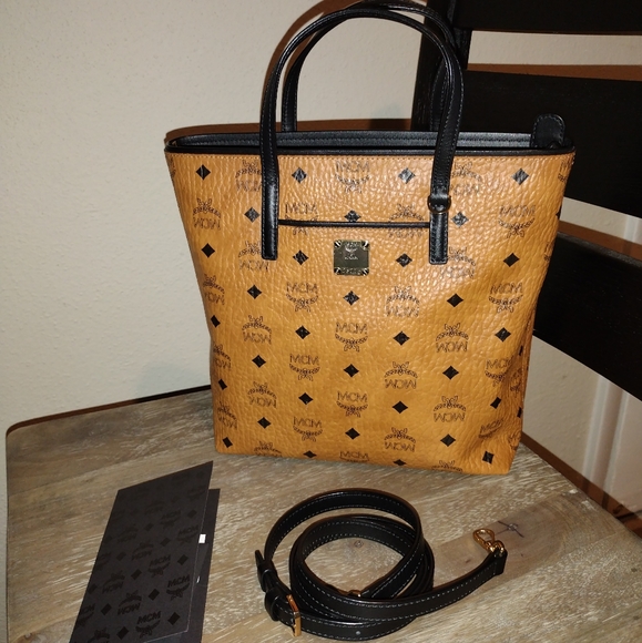 ***SOLD***Authentic MCM Crossbody Tote - Picture 1 of 12